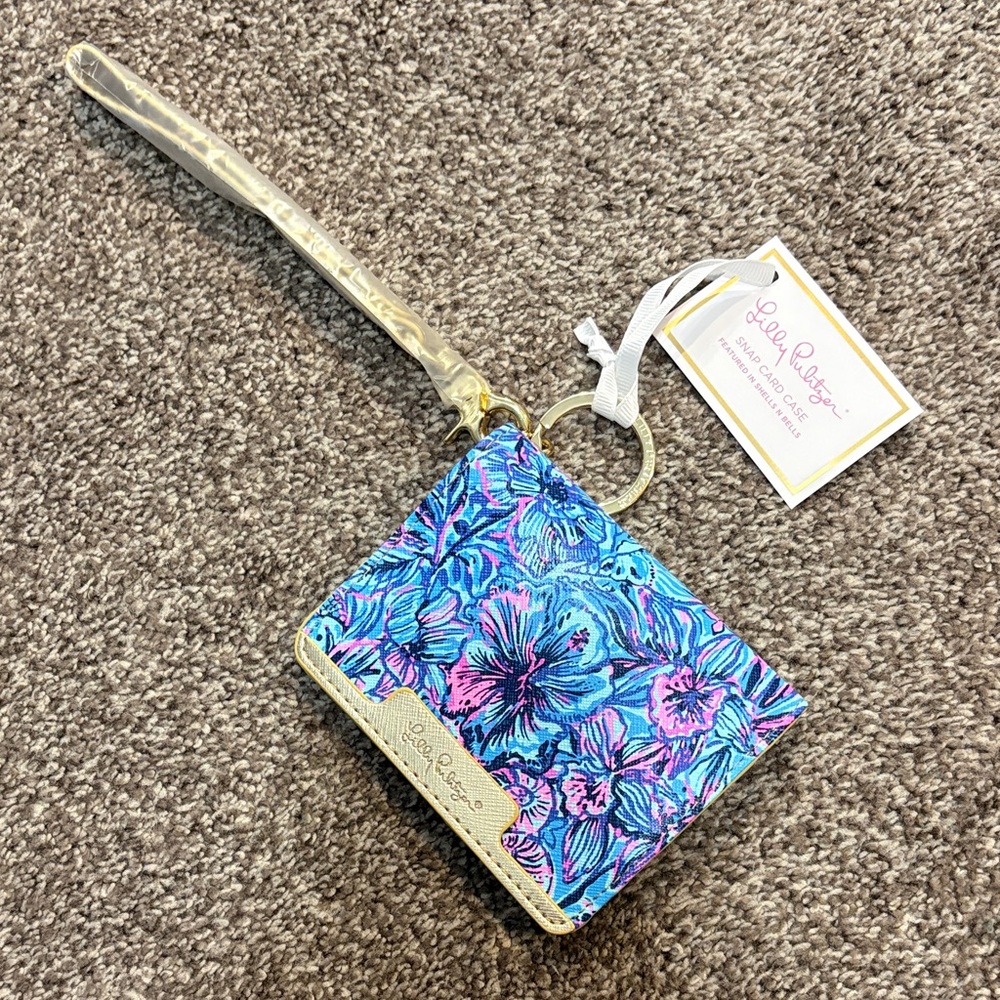 NWT Lilly Pulitzer Snap ID Card Case